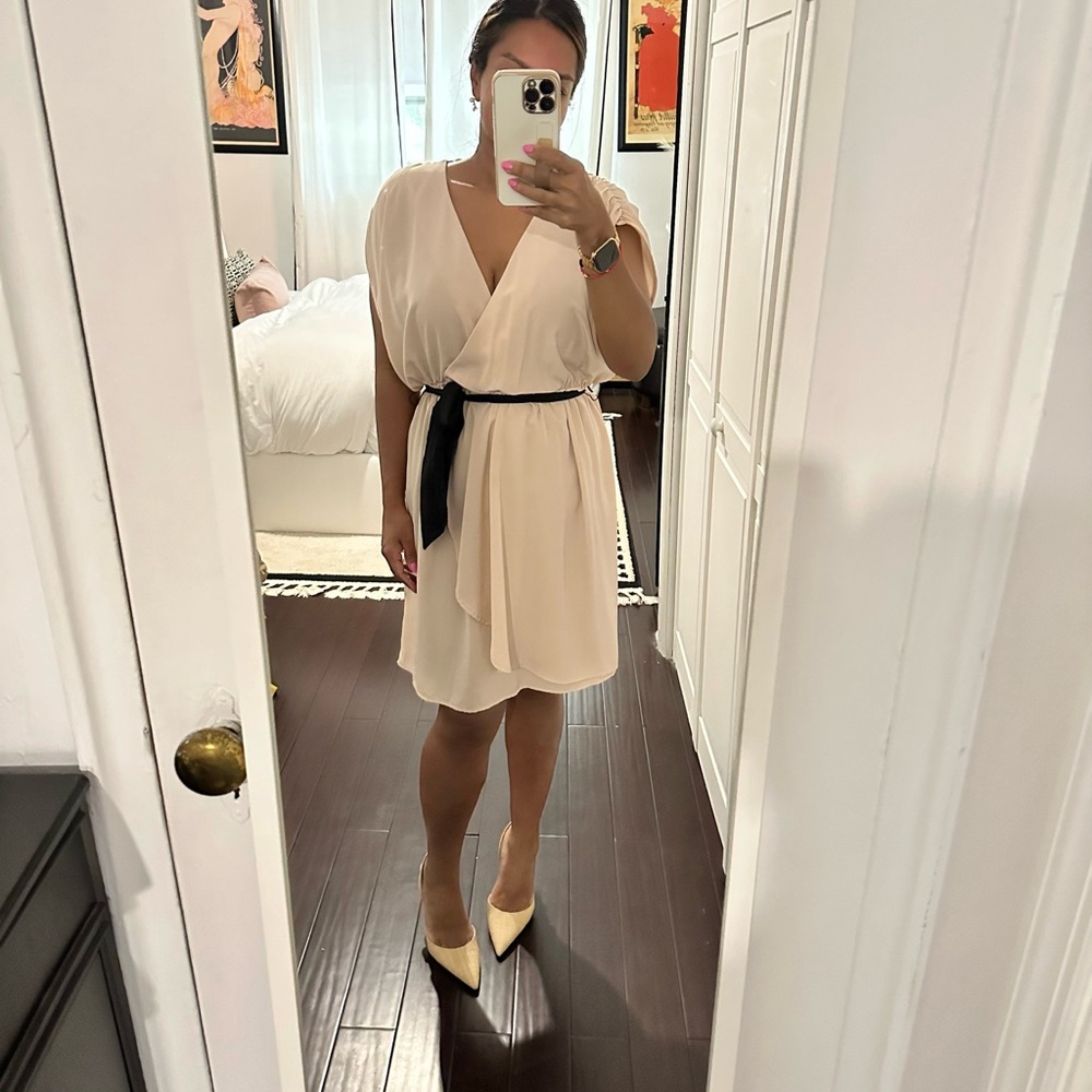 H&M Blush wrap dress